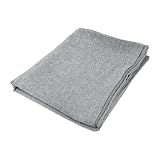 SEIKOH ビーズクッション カバー 135×85cm 特大 専用カバー 替えカバー 交換用 洗濯可 伸縮 伸びる ビーズクッション用 クッション用 グレー 片面ファブリックタイプ BSK006FGY