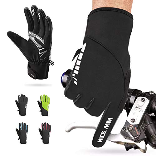 NICEWIN Winter Cycling Gloves Motorcycle Bike - Windproof Waterproof Mountain Road Bicycle Glove