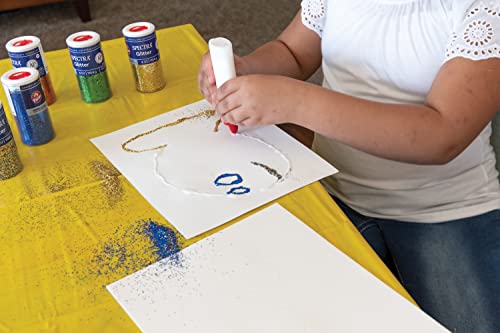 Spectra Arts & Crafts Glitter, Clear, 4 Oz., 1 Jar #TOP3