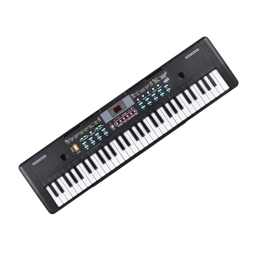 Électronique clavier Piano Piano Électrique 61 Touches, Microphone D’orgue Électronique, Musique Numérique, Clavier Électronique, Double Haut-parleurs Stéréo Intégrés - Les Beatles, Paul McCartney, John Lennon, RIngo Starr, George Harrison Électronique clavier Piano Piano Électrique 61 Touches, Microphone D'orgue Électronique, Musique Numérique, Clavier Électronique, Double Haut-parleurs Stéréo Intégrés – Image 4