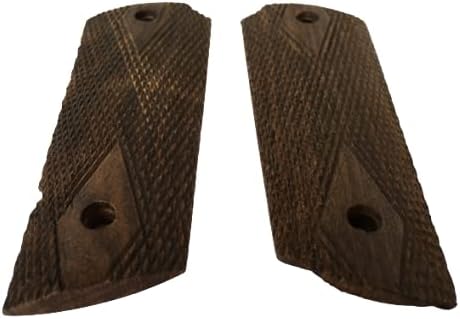 WWII US Army Original M1911 / 1911 .45 Colt Walnut Wood Pistol Grips - Reproduction