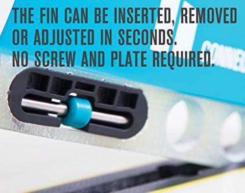 Fcs Ii Connect Gf Longboard Center Fin - 9 Inch, Black #TOP2