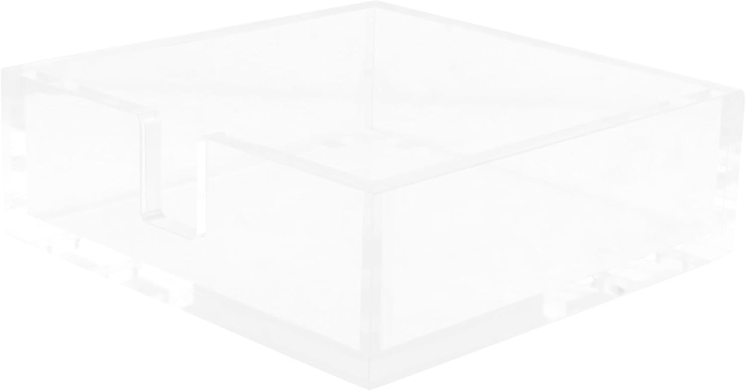 GALPADA Acrylic Napkin Holder for Cocktail and Party Napkins 17.8x17.8x6.35cm Inner Size Suitable for Restaurant and Home Dining Table Use