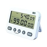 YS-218 Multifunktionale Dual-Screen-Digital-Timer-Sleep-Sleep-Stoppuhr Küchenzählung Anzahl Countdown-Timer zum Kochen Backen Sportspiele Alarminnerungsuhr