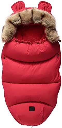 Pram Footmuffs Universal Pushchair Footmuff Winter Warm Baby Sleeping Bag Outdoor Waterproof and Windproof, Suitable for Pushchairs, Strollers, Prams, Buggy, Baby Bed