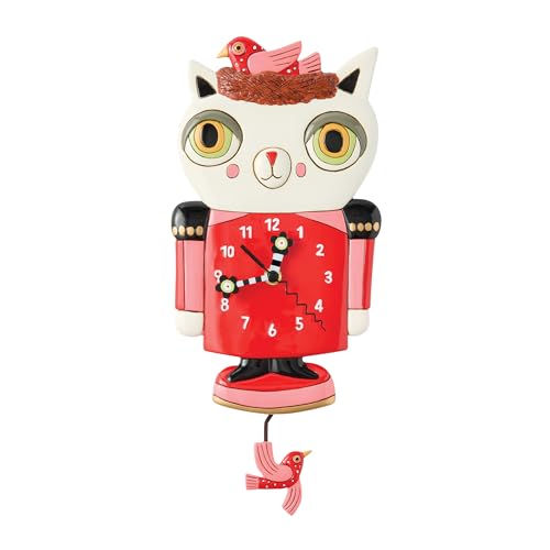 Reloj de Pared Péndulo Enesco Allen Designs 12.01 in miniatura 1