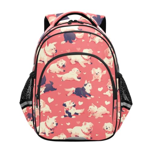 Sac à dos chiots lavable et robuste pour cartable scolaire enfant 3-12 ans