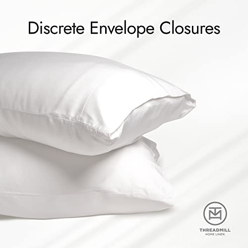 Image of Threadmill 300 TC Viscose Made from Bamboo King Sheet Set, White