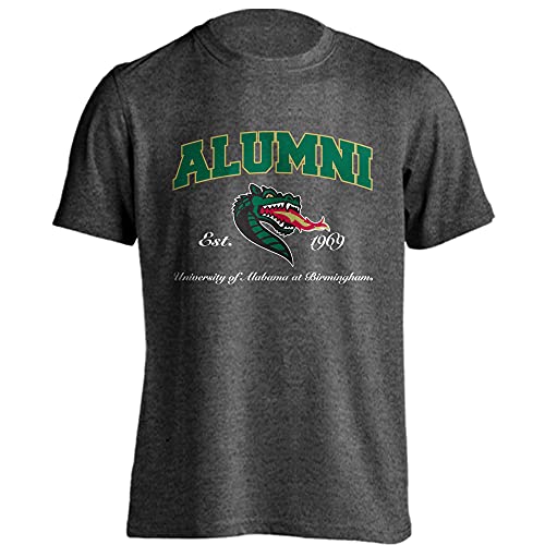 Sport Your Gear University of Alabama at Birmingham UAB Blazers Alumni T-Shirt, Charcoal Heather, X-Large