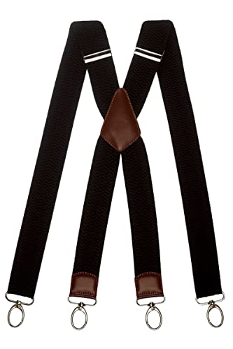 Olata Y-Hosenträger Mit Karabinerhaken - 4 Cm Breit Für Damen & Herren