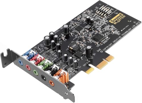 Creative Sound Blaster Audigy FX PCIe 5.1 Sound Card with High Performance Headphone Amp (Renewed)