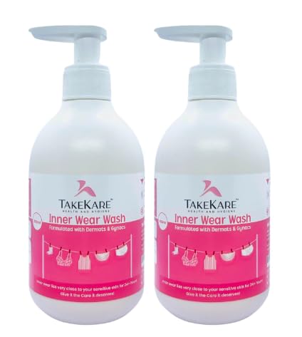 TakeKares Inner Wear Wash | Undergarment Washing Liquid | Men/Women | Washes Intimate Stains & Odour | Anti Fungal | Baby Soft Comfort | Plant Based | 300 ml | Pack of 1 (2) (B0CS9MDJQG) Amazon Price History, Amazon Price Tracker