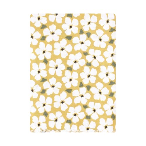 Image of Hudson Baby Unisex Baby Flannel Burp Cloth 12pk, Sage Floral, One Size