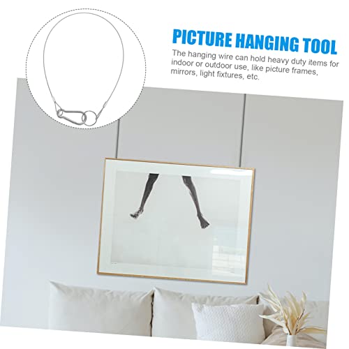 Câble acier inoxydable avec boucles corde de sécurité suspension extérieure