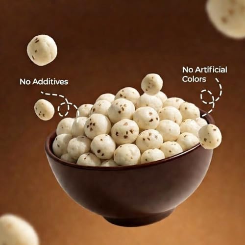 Image of Mother harvest Prasadam Makhana Phool Makhana | Foxnuts, Lotus Puffs | Crunchy Makhana | Healthy Snacking & Fasting - 200gm