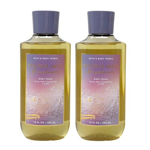 Bath & Body Works Shower Gel, Gift Set of 2, 10oz Each (Snowflakes Cashmere) image 4