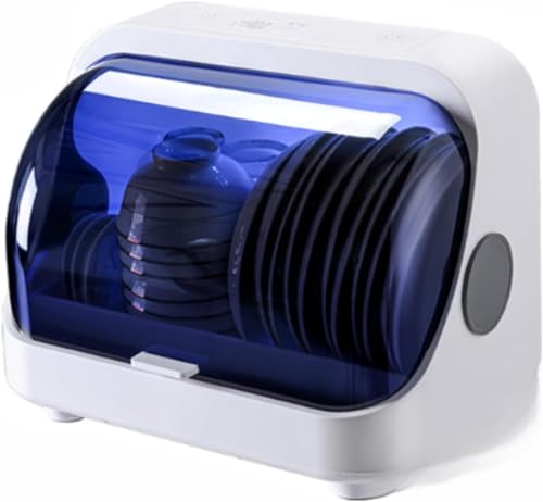 LBYGQ 食器乾燥機 食器乾燥器 USB充電 小型 大容量 引出しタイプ 食器棚水切りラック 縦型プチ洗食 オゾン殺菌 防カビ 食器乾燥機 一人用 コンパクト スペースを節約する 自宅 食器収納 (A)