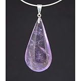 collar 100 te quiero Colgante Lágrima de Amatista. La amatista es una piedra muy poderosa y protectora. Tranquilizante natural que ayuda a bloquear las energías ambientales negativas.