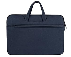 LaoZan Laptoptasche Laptop Schutzhülle Mit Griff & Reißverschluss Wasserfeste Schutzhülle für Laptops/Ultrabooks 12" Marine