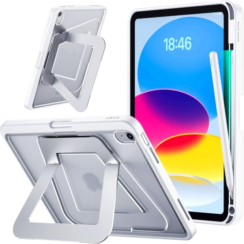 iPad�P�[�X iPad Pro 11�C���` (M5/M4) �p �P�[�X �A���~�j�E�������X�^���h �c����/�������C�z���C�g | �c�u��/���u���X�^���h �A���~���ߎ� �B���X�^���h ���ȑϏՌ� ���^ �y�� �y�����[ �ϋv���ی� �������݌v �l�C �}�b�g 