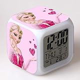 [Buen Hábito] Este reloj despertador puede ayudar a los niños a desarrollar un buen hábito de levantarse a tiempo. los niños sabrán que es hora de levantarse una vez que escuchen la música de despertador.
