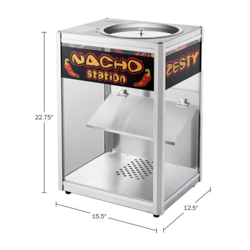 image for Great Northern Popcorn Company Nacho Machine Food Warmer - Steel Count