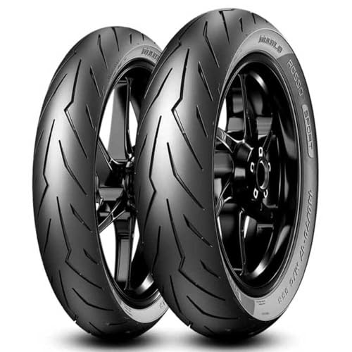 Pneu Pirelli 70/90-17 Diablo Rosso Sport évite les glissades sous la pluie