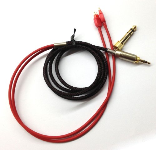 NewFantasia Replacement Audio Upgrade Cable Compatible with Sennheiser HD525 HD545 HD565 HD580 HD600
