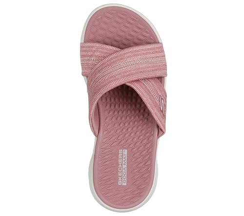 Skechers Women's GO WALK Flex Sandal - Impressed, Mauve, 7