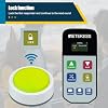 Retekess TM102 Trivia Buzzers,Jeopardy Buzzers,3 Working Modes,66ft,Physical Switches,Family Feud Game for Adults with 4 Rechargeable Buzzers