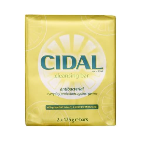 Cidal Natural Antibacterial Soap TWIN PACK 125g Cover