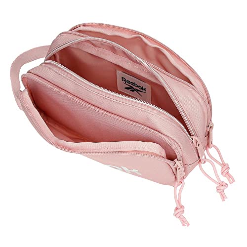 Reebok Glen Pencil Case, 3 Compartments, Pink, 22 x 10 x 9 cm, Polyester - Image 4