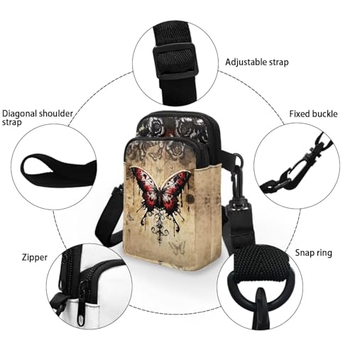 Image of Lightweight Small Crossbody Bags Cell Phone Purses Travel Pouch Shoulder Bag for Women