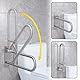 LORESJOY Behinderten WC Haltegriff, 60cm Wandstützgriff Klappbar, Behinderten WC Haltegriffe für Senioren, Edelstahl Stützgriff Toilette, Stützklappgriff WC, Tragfähigkeit von 300-350kg