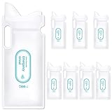 ❤ 【Fácil de usar】 La bolsas de urine desechables para camping tiene un diseño antideslizante y se puede operar con una mano. La apertura de gran diámetro y el diseño de la curva sobresaliente evitan las fugas de orina.