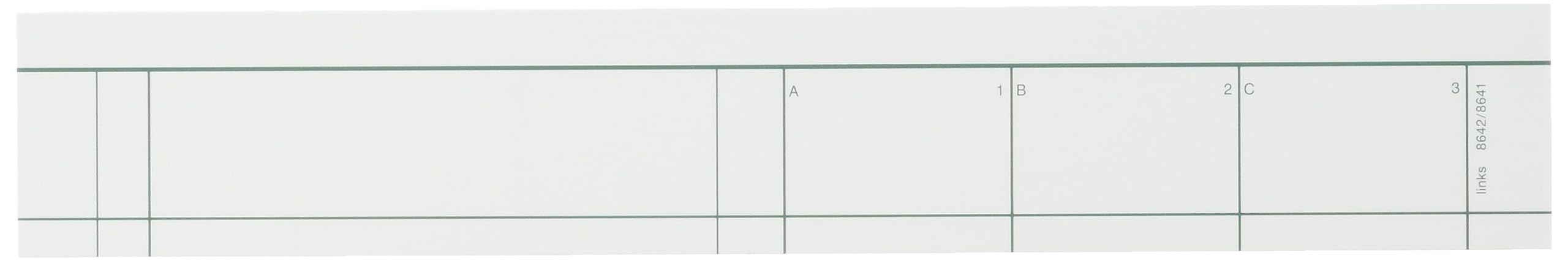 König & Ebhardt 8611032 Geschäftsbuch / Spaltenbuch (A4, mit Kopfleiste 3 Spalten, 32 Zeilen, 80g/m², 96 Blatt Fadenheftung, mit Seitenzahl)