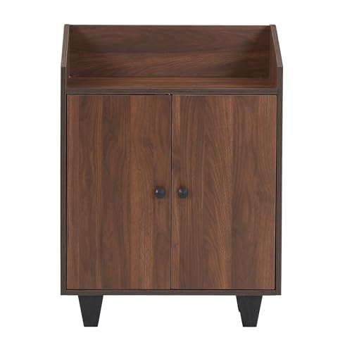 Image of Royaloak Rowan Shoe Rack 2 Door Storage | Wooden with Air Vent, Melamine Finish | Wooden with 8MM Back Sheet for Better Support and Optimized Depth