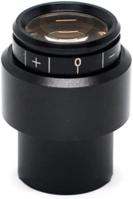 Microscope Accessories Kit Microscope Eyepiece Wide-Angle Eyepiece WF10X High Eye Point Interface 30mm Field of View 23mm with Eye Mask Microscope Slides