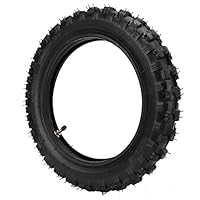 gernie 2,5–10 Zoll Offroad-Reifen und Schlauch-Set, Robuster Dirt Bike-Ersatzreifen, 2,75–10 Dirt Bike-Innenschlauch, für Baja Dirt Runner 49, CRF50, Motovox MVX70, MX, SX500,