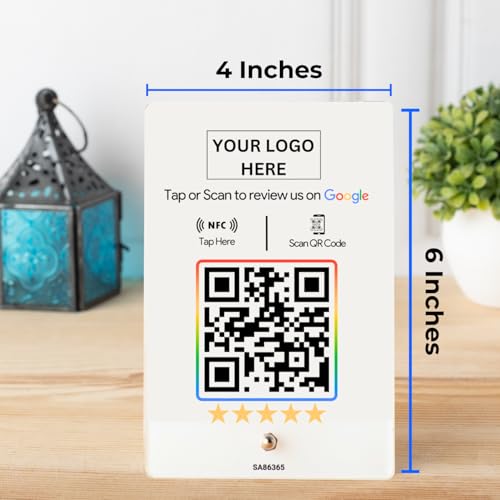 tinydabba Custom Review NFC Standee with QR Code by tinydabba - 3
