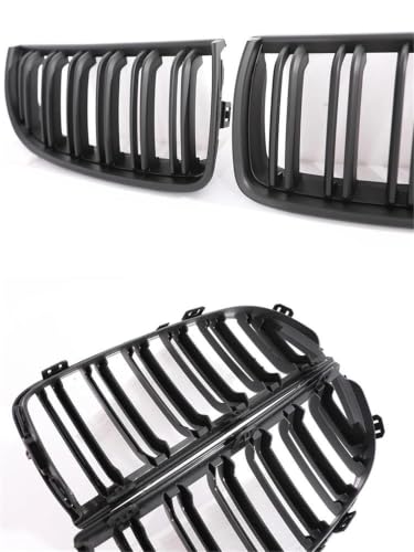 Parrilla delantera para Serie 3 E90 E91 Pre-facelift acabado negro mate 4