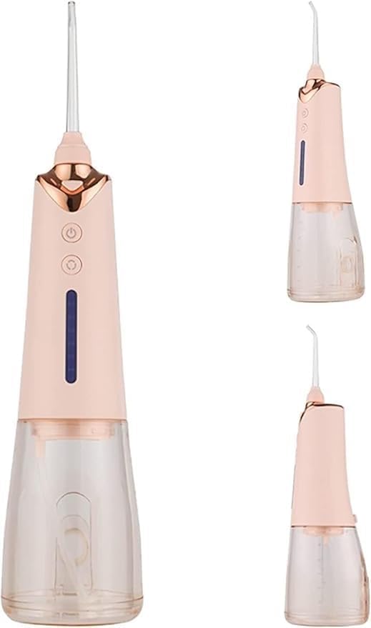 Cordless Water Flosser Oral Irrigator Dental Flosser - Water Flosser Cordless USB Rechargeable Portable Water Dental Flosser for Braces Shower Kids Water Flosser Oral Irrigator for Family Trave