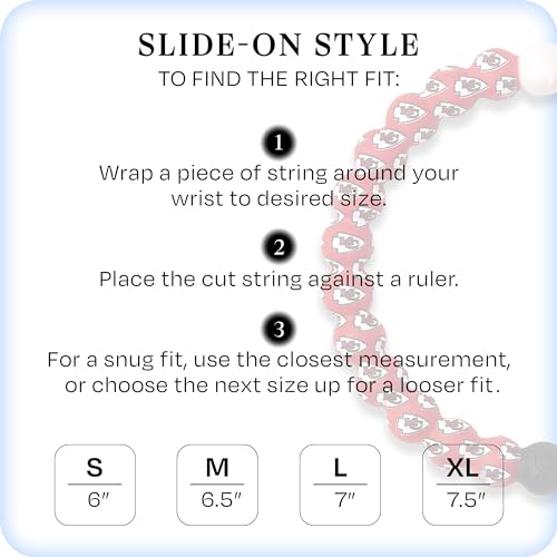 lokai nfl football collection beaded bracelets for men amp women - silicone jewelry beaded friendship bracelet for women amp men - sports team gear apparel amp accessories