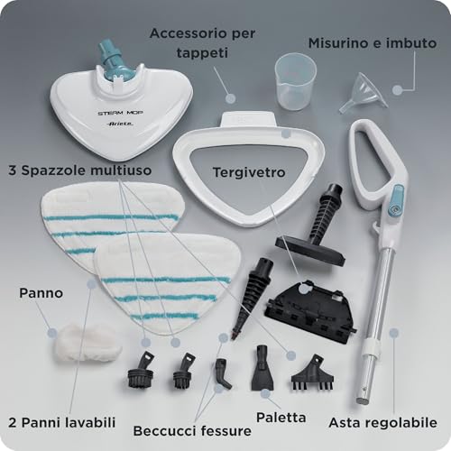 Ariete 4164 10 in 1 Nettoyeur à vapeur balai - vue 8