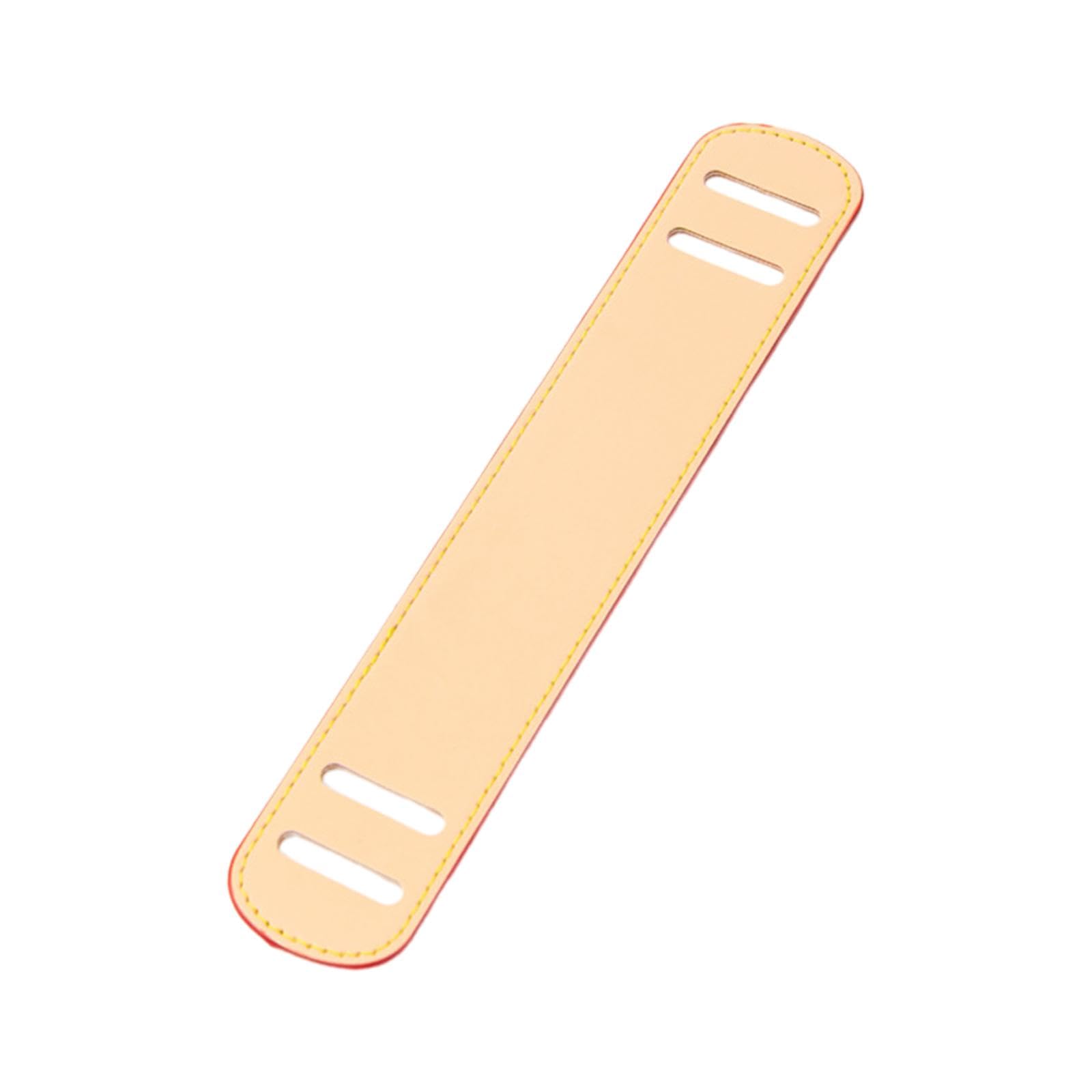 Leather Shoulder Strap Pad Handle Wide Replacement for Tote Satchels Handbag light Khaki L-image-38