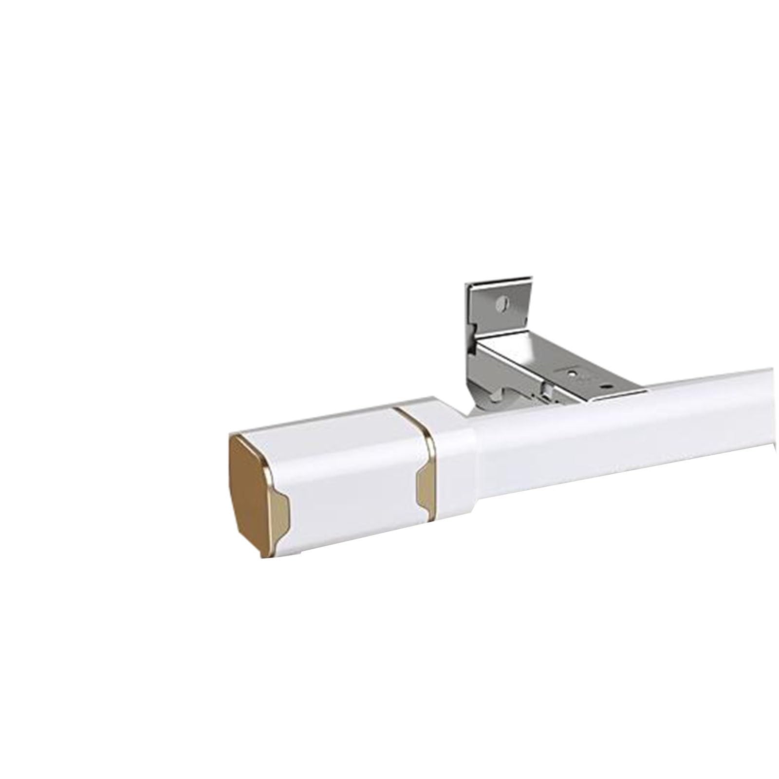Binario per tenda in lega di alluminio ispessito, silenzioso, sistema monorotaia scorrevole, accessori per tende regolabili, lunghezza 1,8 m, perfetto per la decorazione di casa e ufficio