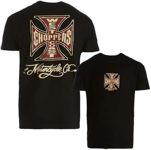 Qanipu MOTORCYCLE CO. TEE - BLACK (1), X-Large