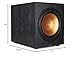 Klipsch Synergy Black Label Sub-120 12” Front-Firing Subwoofer with 200 Watts of continuous & 400 watts of Dynamic Power, and Digital Amplifier for Powerful Home Theater Bass in Black