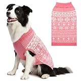 ABFEKIEA- Suéter navideño para perros, ropa de invierno cálida para mascotas pequeñas, medianas y grandes, lindo...