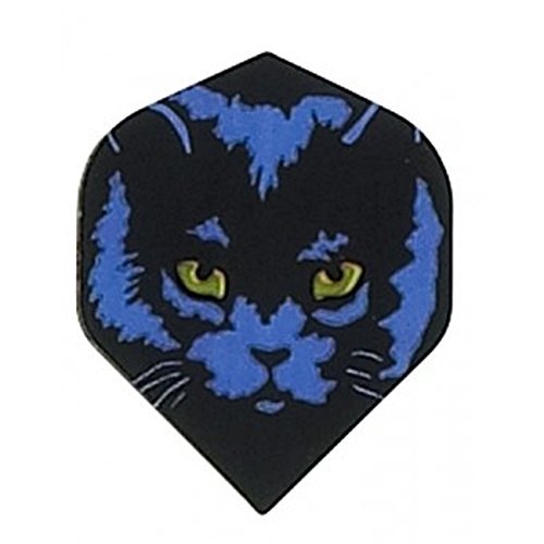 US Darts - 3 Sets (9 Flights) Ruthless R4X Standard Black CAT Dart Flights - 100 Micron, Ex-Tough
